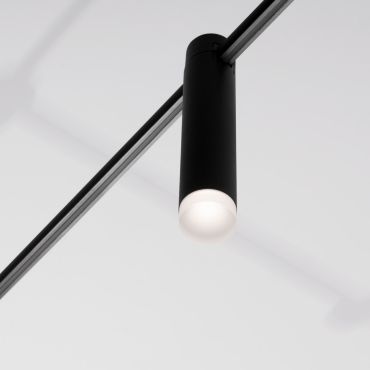 Nova Luce Bar - lichtpunt magnetisch railsysteem - Ø 3 x 14,9 cm - 5W LED incl. - zwart