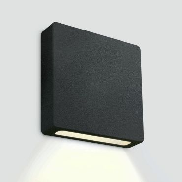 ONE Light Dark Light Step Series - inbouw wandverlichting - 5 x 4 x 5 cm - 2W dimbare LED incl. - IP65 - zwart