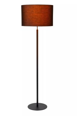 Lucide Maya - vloerlamp - Ø 45 x 150 cm - zwart