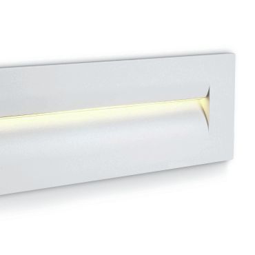 ONE Light Outdoor Dark Light Wall Recessed - inbouw wandverlichting - 25 x 7,3 x 8,7 cm - 8,5W LED incl. - IP65 - wit