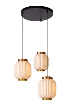 Lucide Gosse - hanglamp - 40 x 40 x 170 cm - wit