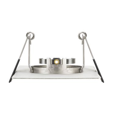 Integral LED London - inbouwspot  - 85 x 85 mm, Ø 70 mm inbouwmaat -  IP65 - satijn nikkel