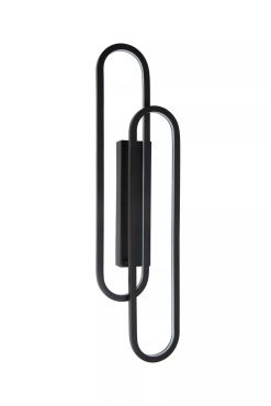 Lucide Thelma - wandlamp - 16,5 x 8,7 x 75 cm - 33W dimbare LED incl. - zwart