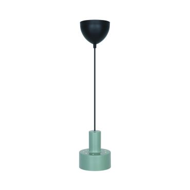 Nordlux Matis - hanglamp - Ø 12,5 x 200 cm - stoffig groen