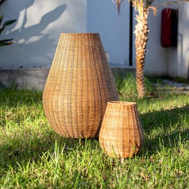 New Garden Saona - buiten vloerlamp - Ø 45,5 x 72 cm - 5W dimbare LED incl. - IP65 - bruin