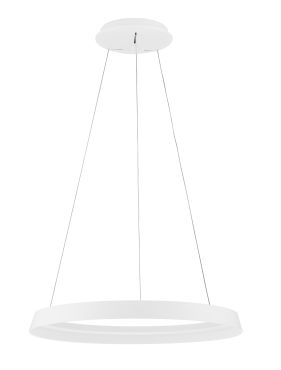 Nova Luce Ormi - hanglamp - Ø 60 x 150 cm - 52W dimbare LED incl. - zandwit