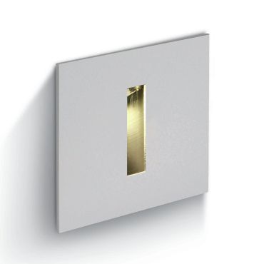 ONE Light Indoor/Outdoor Decorative Wall Recessed - inbouw wandverlichting - 5,6 x 5,4 x 5,6 cm - 3W dimbare LED incl. - IP54 - wit