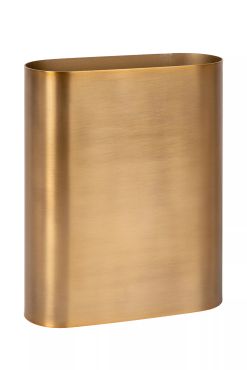 Lucide Ovalis - wandverlichting - 16 x 8,5 x 20 cm - mat goud