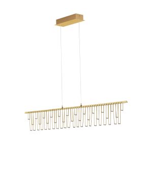 Nova Luce Stellar - hanglamp - 120 x 150 x 8 cm - 17W dimbare LED incl. - goud