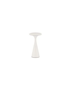 Nova Luce Grigio - oplaadbare tafellamp buiten - Ø 10,1 x 19,7 cm - IP54 - zandwit