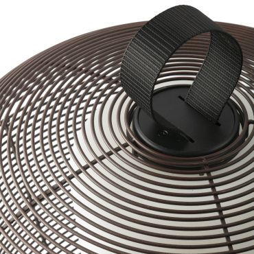 Faro Nara - draagbare lamp - Ø 46 x 35 cm - IP65 - roestbruin