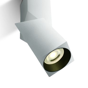 ONE Light Decorative Directional Spots - opbouwspot - 5,8 x 5,8 x 19,3 cm - wit