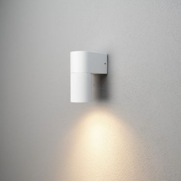 Konstsmide Temi Down - buiten wandlamp - 6,5 x 11,5 x 14,5 cm - IP54 - wit