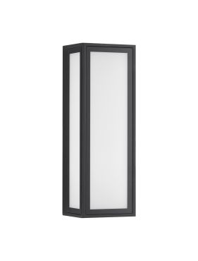 Nova Luce Astral - buiten wandverlichting - 8,6 x 25,8 x 9 cm - 10W LED incl. - IP65 - donker antraciet