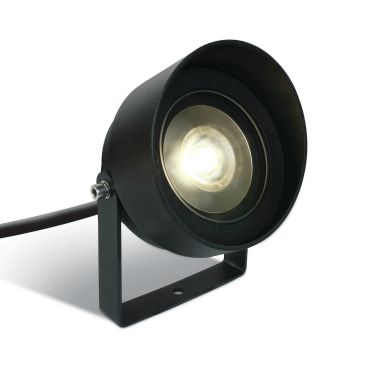 ONE Light Garden Round Spots - grondspot op piek - Ø 12,4 x 13,5 cm - 14W LED incl. - IP65 - antraciet