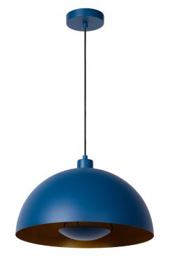 Lucide Siemon - hanglamp - Ø40 x 150 cm - blauw