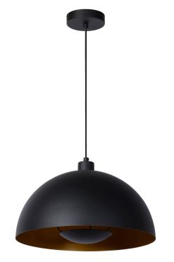 Lucide Siemon - hanglamp - Ø40 x 150 cm - zwart