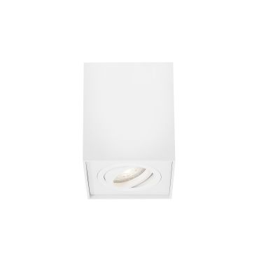 Nova Luce Rende - opbouwspot - 9,6 x 9,6 x 12,5 cm - wit