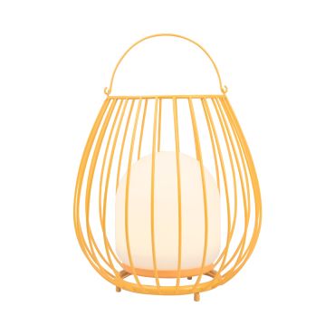 Nordlux Jim To-Go - oplaadbare tafellamp buiten - Ø 28 x 30,3 cm - 3W LED incl. - IP54 - oranje