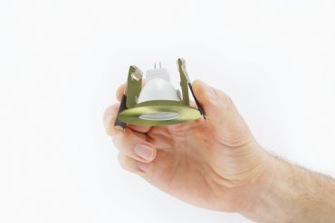 Integral LED mini - inbouwspot - Ø 64 mm - Ø 45 mm inbouwmaat - IP65 - antiek goud