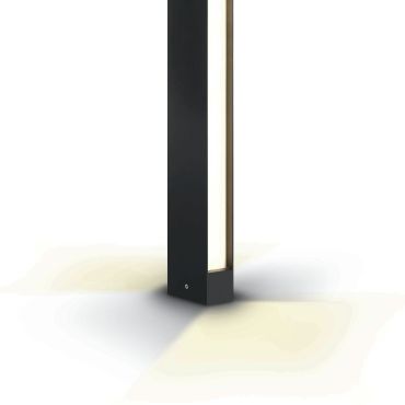 ONE Light LED Garden Path Lights - tuinpaal - 10 x 5 x 60 cm - 2 x 6W LED incl. - IP54 - antraciet