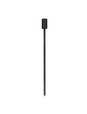 Nova Luce Ornos - plafondlamp - Ø 5 x 70 cm - 4W LED incl. - zandzwart