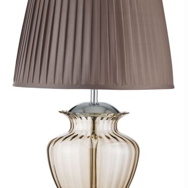 Searchlight Elina - tafellamp - 69 cm - bruin en amber