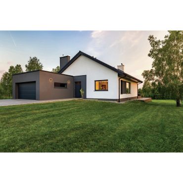 ONE Light Backlight Range - buiten wandverlichting - Ø 16,3 x 6 cm - 7W LED incl. - IP54 - antraciet