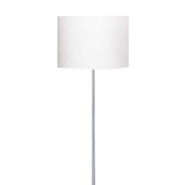 Searchlight Carter - staanlamp - 151 cm - chroom en satijn zilver