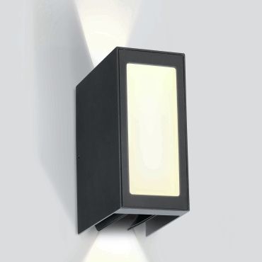 ONE Light Wall Adjustable Beams - buiten wandverlichting - 8 x 13,5 x 17 cm - 9W LED incl. - IP54 - antraciet