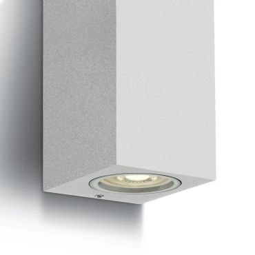 ONE Light GU10 Outdoor Cube Lights - buiten wandverlichting - 7 x 7,7 x 16,5 cm - IP65 - wit