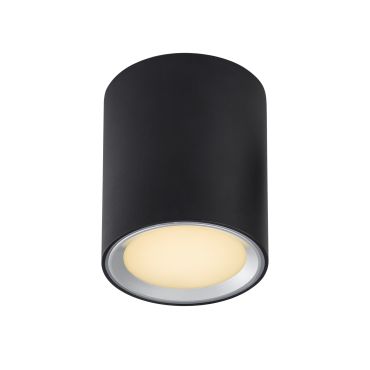 Nordlux Fallon Long - opbouwspot 1L - Ø 10 cm - 4 stappen Moodmaker functie - 5,5W dimbare LED incl. - zwart