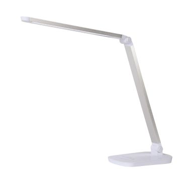 Lucide Vario - tafellamp - 51,5 x 13,5 x 39,4 cm - 8W dimbare LED incl. - wit