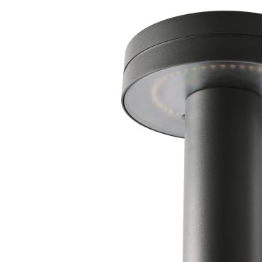Faro Espot - tuinpaal - Ø 16 x 35 cm - 9W LED incl. - IP65 - donkergrijs