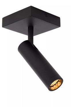 Lucide Grado - opbouwspot - 10 x 10 x 23 cm - zwart