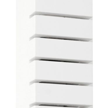 Nova Luce Sandro - wandverlichting - 9,5 x 9 x 24,5 cm - wit gips
