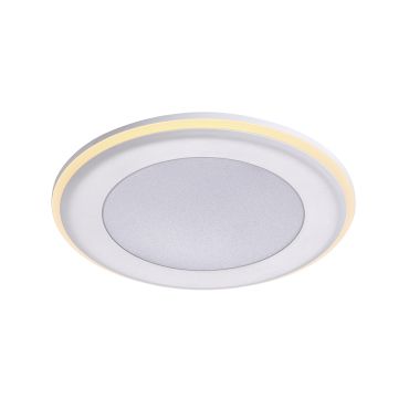 Nordlux Elkton 14 - inbouwspot - Ø 145 mm, Ø 130 mm inbouwmaat - 3 stappen Moodmaker functie - 12W dimbare LED incl. - wit