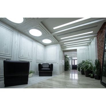 ONE Light Round Recessed Panels Die Cast - plafondverlichting - Ø 42 x 2 cm - 40W LED incl. - IP40 - wit - warm witte lichtkleur