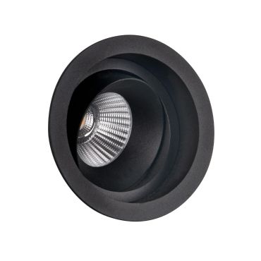 Maxlight Hiden - inbouwspot - Ø 95 mm, Ø 90 mm inbouwmaat - 10W LED incl. - zwart