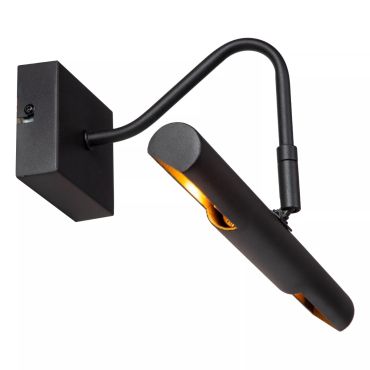 Lucide Vinz - wandverlichting - 36 x 19,3 x 15,7 cm - zwart