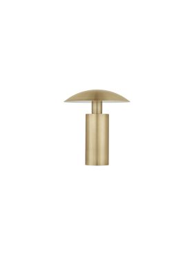 Nova Luce Karpos - tafellamp - Ø 20 x 22,5 cm - 5W LED incl. - messing goud