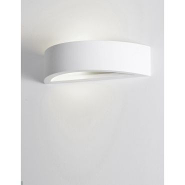 Nova Luce Sandro - wandverlichting - 30 x 10 x 7,5 cm - wit gips