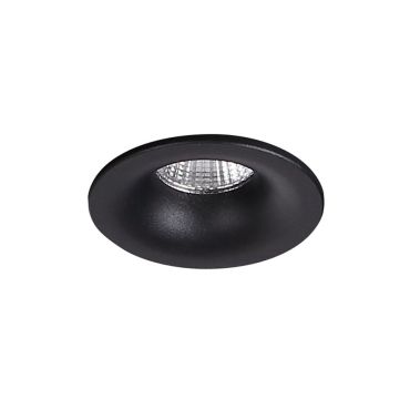 Maxlight Yuca Fixed - inbouwspot - Ø 47 mm, Ø 42 mm inbouwmaat - 3W LED incl. - zwart