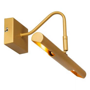 Lucide Vinz - wandverlichting - 36 x 19,3 x 15,7 cm - mat goud