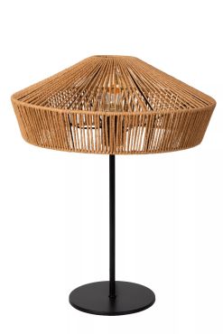 Lucide Yunkai - tafellamp - Ø 40 x 50 cm - hout