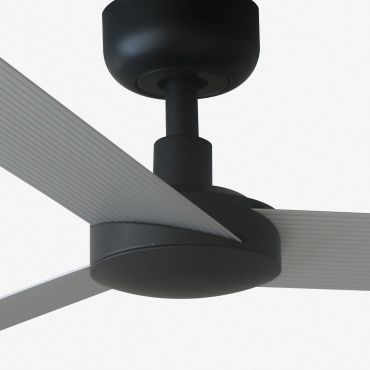 Faro Cruiser S - plafondventilator - Ø 106 cm - mat zwart en aluminium