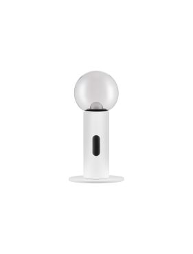 Nova Luce Chronos - tafellamp - Ø 15 x 30 cm - 11W dimbare LED incl. - wit