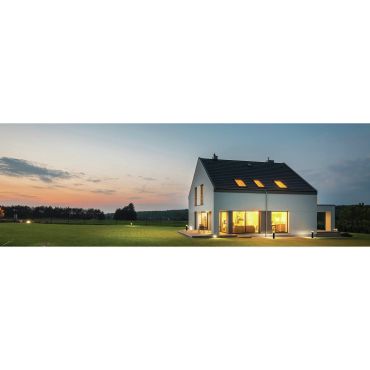 ONE Light LED Bollards Range - tuinpaal - Ø 12 x 80 cm - 12W LED incl. - IP65 - antraciet - warm witte lichtkleur