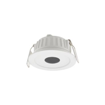 Maxlight Plasma - inbouwspot - Ø 92 mm, Ø 80 mm inbouwmaat - 13W LED incl. - IP54 - zwart