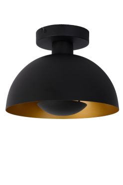 Lucide Siemon - plafondverlichting - Ø25 x 19 cm - zwart